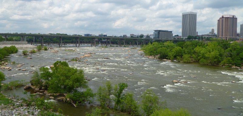 Fall Line in downtown Richmond