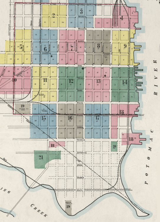 since 1912, the City of Alexandria has expanded from its once-square boundaries by annexing portions of Arlington County and Fairfax County, including Jones Point