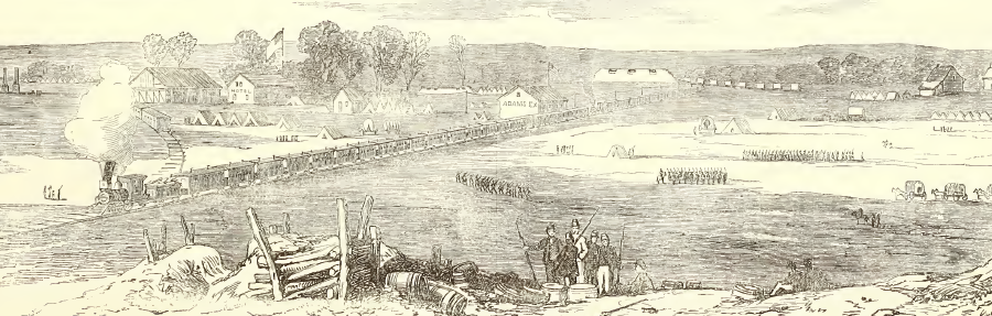 Manassas was a military target during the Civil War because it was a railroad junction where Union forces built warehouses