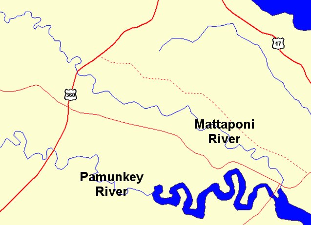 Matchut - at Route 360 and Pamunkey River