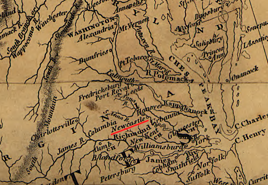 Newcastle was still a significant place in 1802