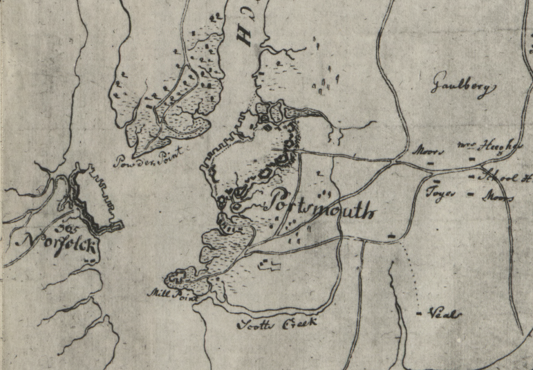 Portsmouth and Norfolk evolved on opposite sides of the Elizabeth River