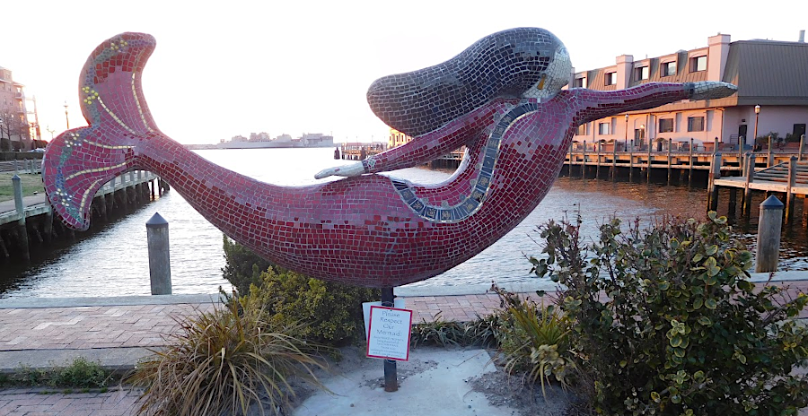 since the Mermaids on Parade event in 2002, Norfolk had adopted mermaids as the city's signature symbol