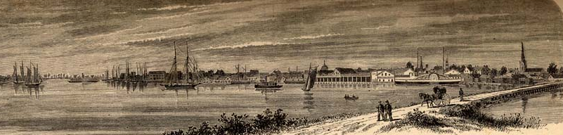 Norfolk grew because it was a port city