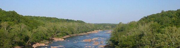 Rappahannock River Fall Line - from I-95, headed north
