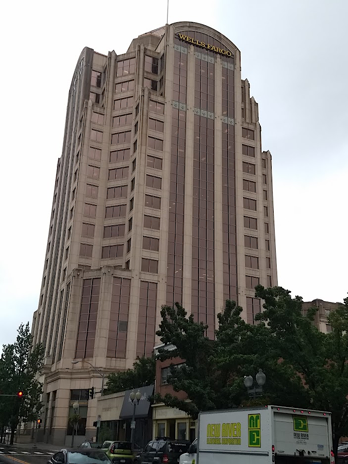 the 21-story Dominion Tower (now Wells Fargo Tower) was completed in 1991
