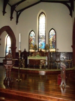 Trinity Church, with stained glass windows by Louis Tiffany