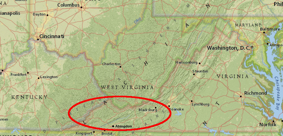 a second residence/office for the governor in Southwestern Virginia would be approximately 300 miles west of Richmond