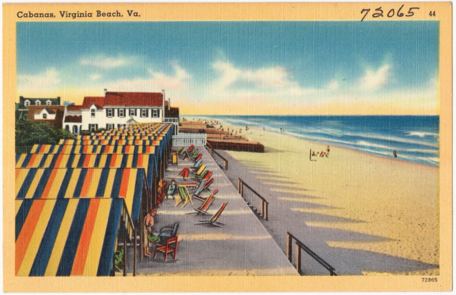the resort area of Virginia Beach developed only after the railroad provided access