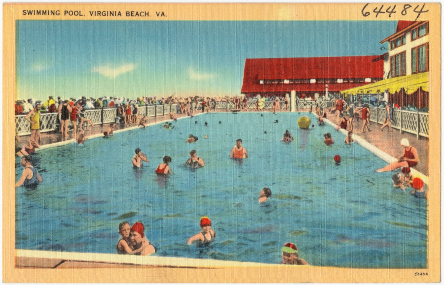 swimming pools offered a fresh water experience in Virginia Beach