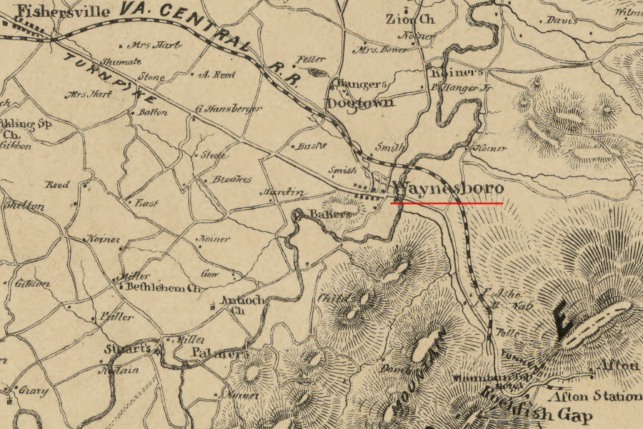 the Virginia Central Railroad passed through Afton Gap via the only railroad tunnel built in the Blue Ridge