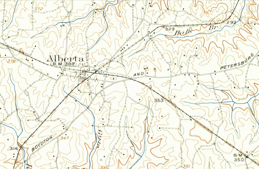 Brunswick County Geography of Virginia