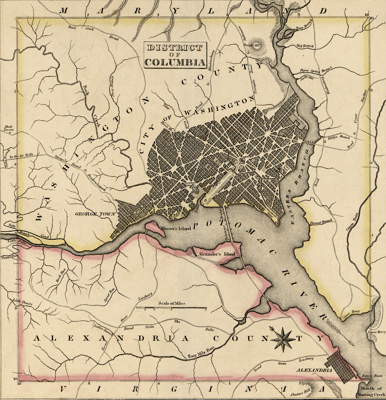 that part of the District of Columbia which was carved out of Fairfax County in 1800 was named Alexandria County, and renamed Arlington County in 1920