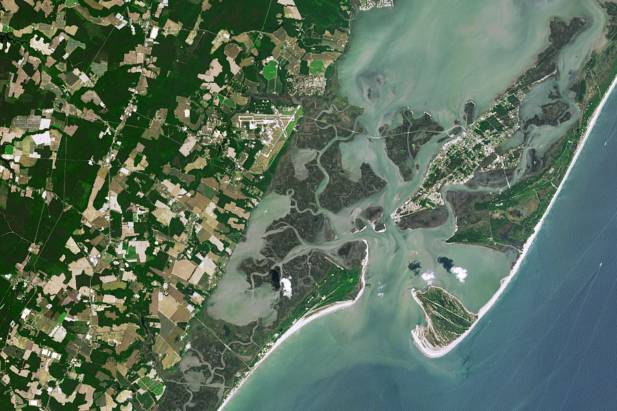 southern end of Assateague Island on June 2, 2019