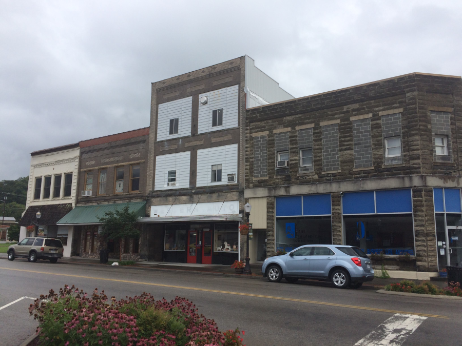 downtown Big Stone Gap is primarily two-story buildings