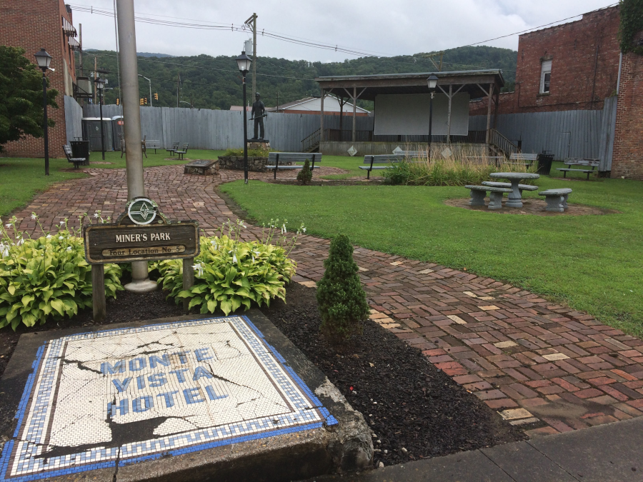 Miners Park in Big Stone Gap was once the location of the Monte Vista Hotel
