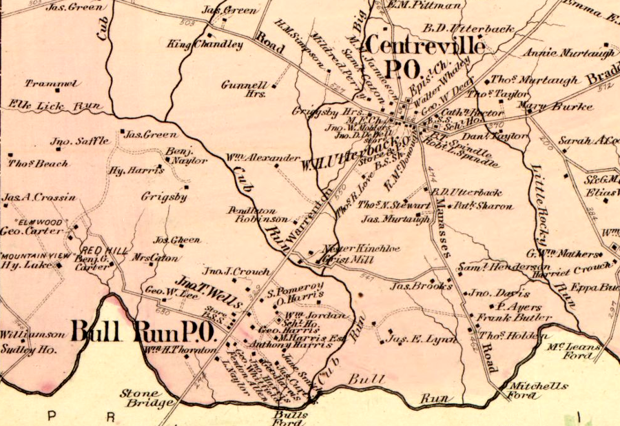 western Fairfax County in 1878