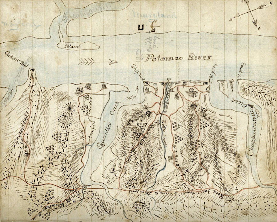 Evansport was a military base in 1861, before the US Marines arrived in 1917