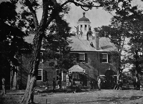 during the Civil War, historic legal records were destroyed at many Virginia courthouses, including the one in Fairfax County