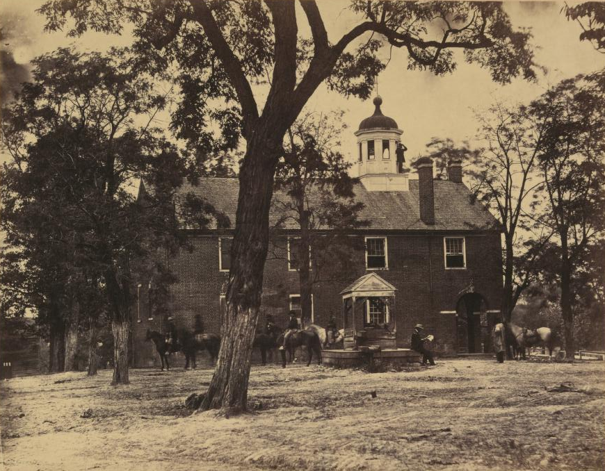 Fairfax County Courthouse, occupied by Union soldiers in June, 1863