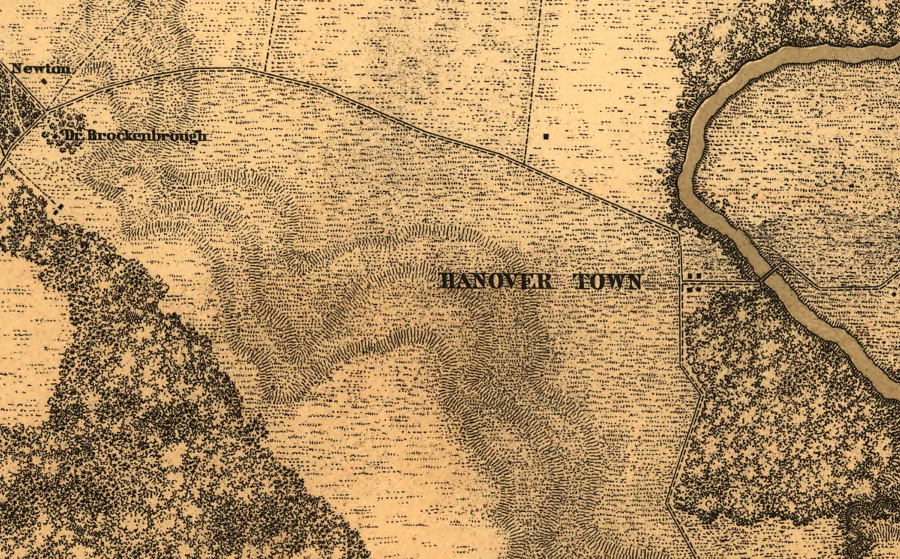 Hanover Town on the Pamunkey River in 1864