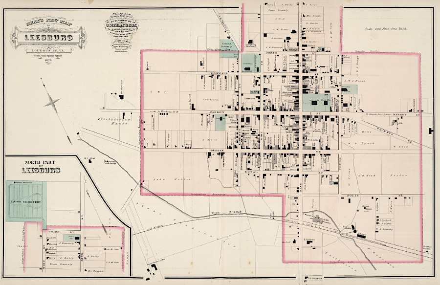 Leesburg in 1878