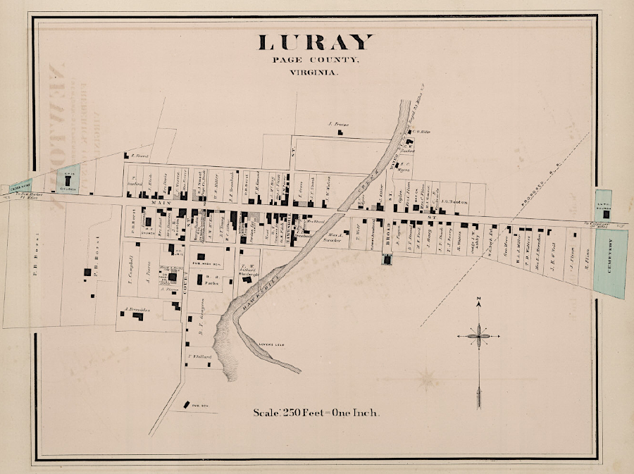 Luray in 1878