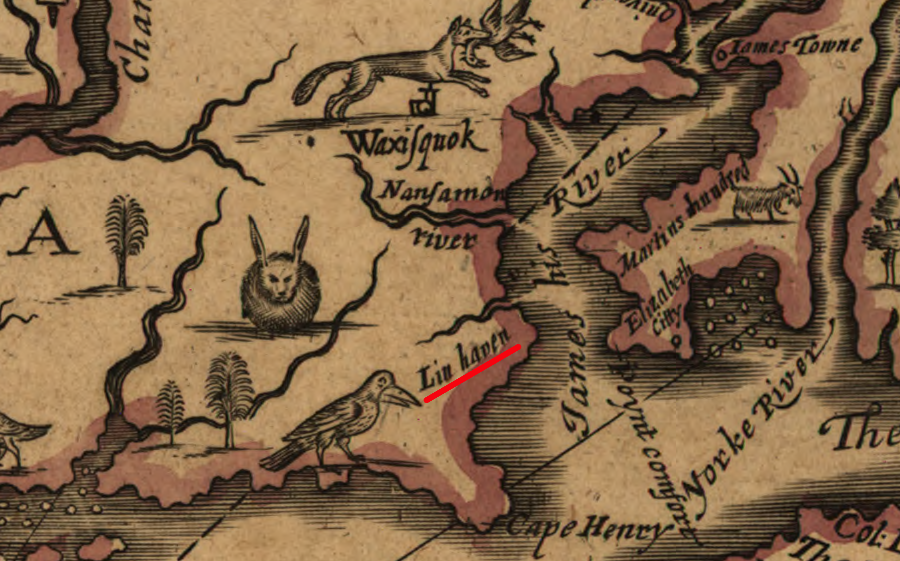 by 1651, Lynnhaven River had acquired its current name