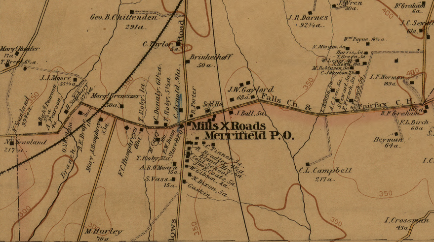 Merrifield/Mosaic District in 1894
