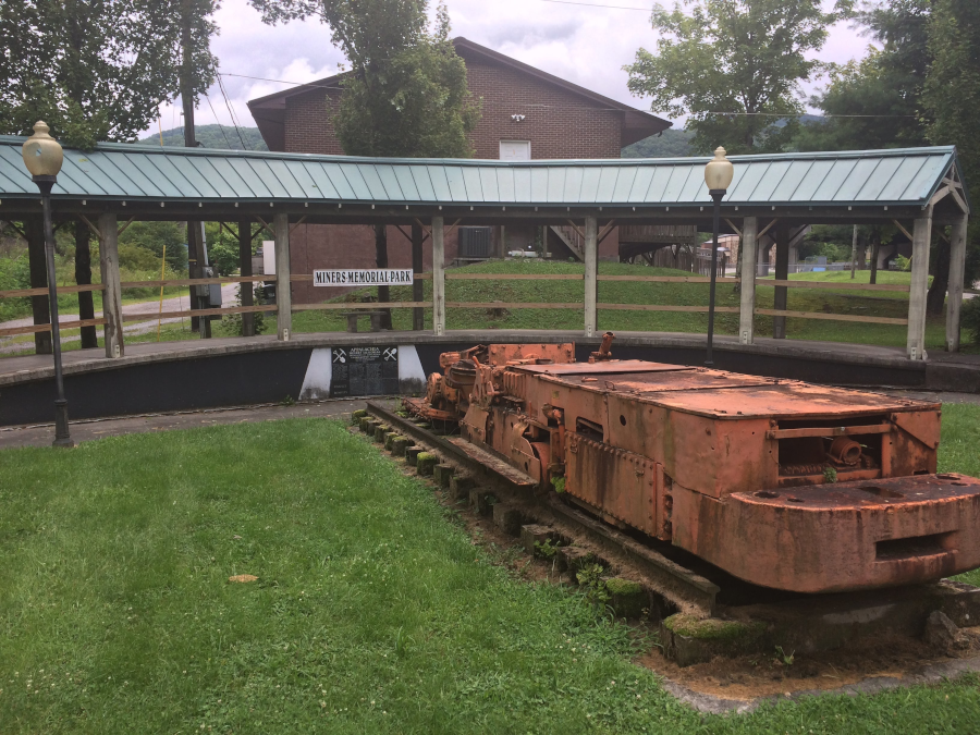 Miners Memorial Park in the Town of Appalachia