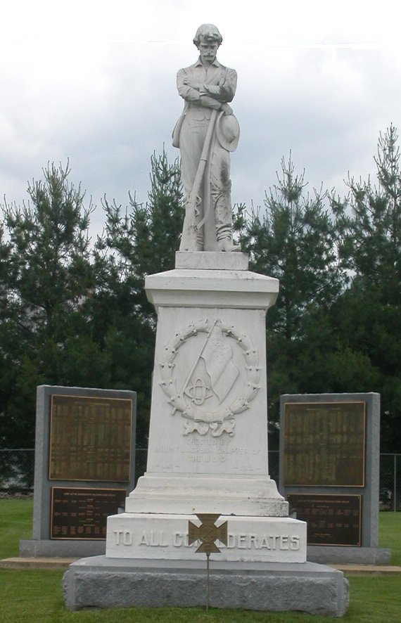 Site of Civil War Hospital in Mount Jackson, between Winchester and Staunton