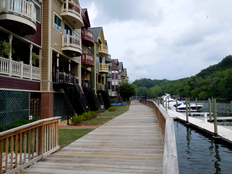 new waterfront developments are required in the town's land use approval process to allow public access along the river's edge