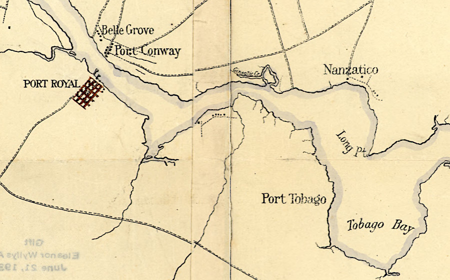 Port Royal was Carolina County's major port on the Rappahannock River