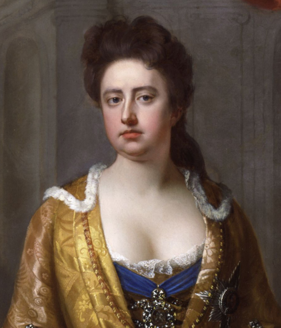 Princess Anne became Queen Anne in 1702 and ruled until her death in 1707