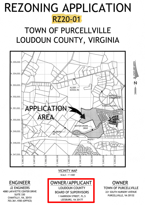 the Town of Purcellville had the authrity to block a propodsed development by Loudoun County