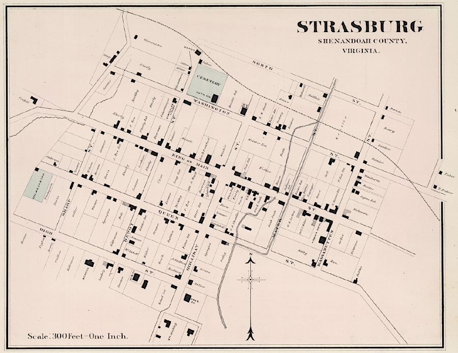 Strasburg in 1878