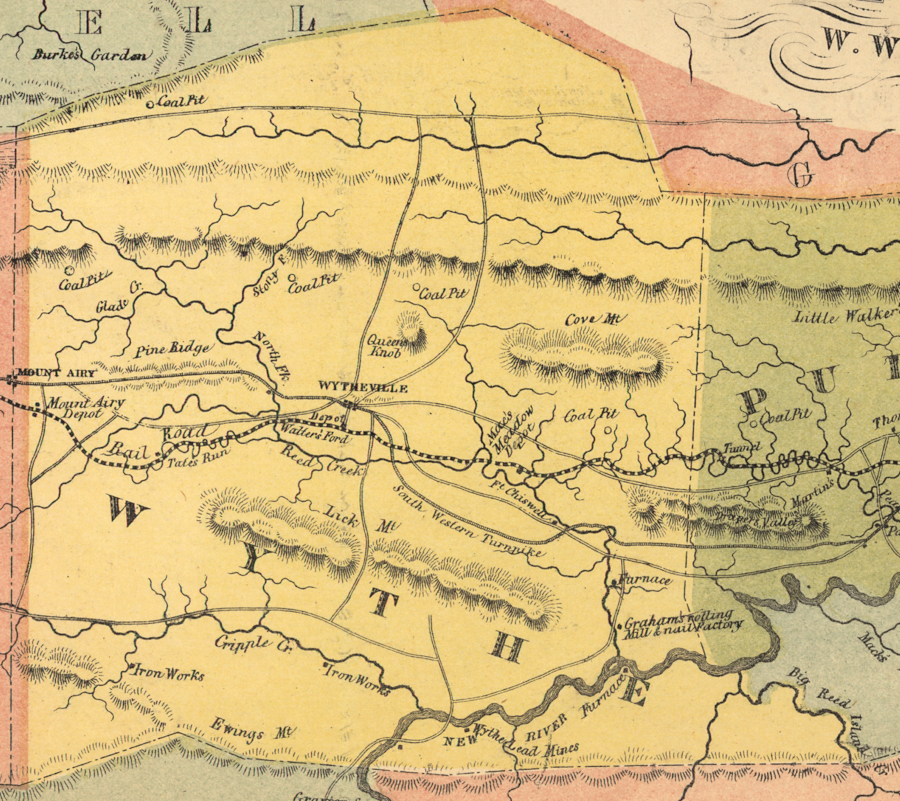 Wythe County in 1856, as the Virginia and Tennessee brought the first railroad to Southwest Virginia