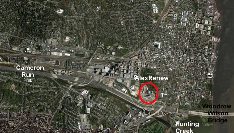 the AlexRenew facilityprocesses combined stormwater/sewage until runoff into the Combined Sewer Overflow system exceeds the plant's capacity