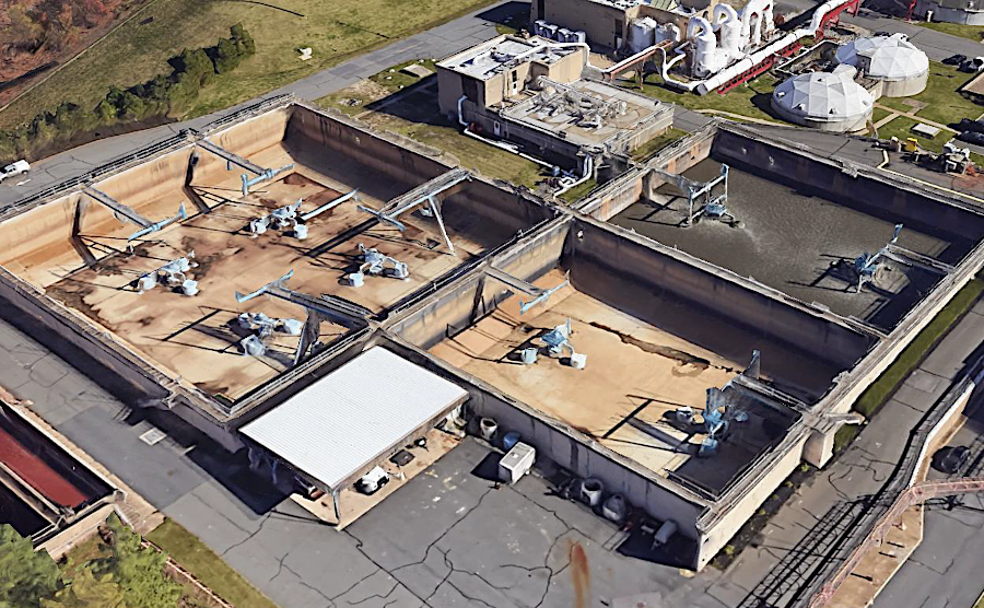 wastewater plants operate with a steady volume by using equalization basins to store higher daytime flows and supplement low nightime flows