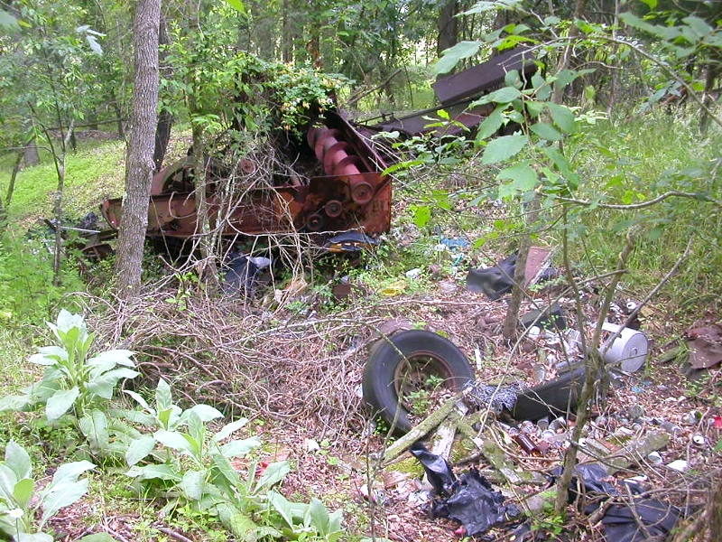 old farm dump on what is now Manassas National Battlefield Park