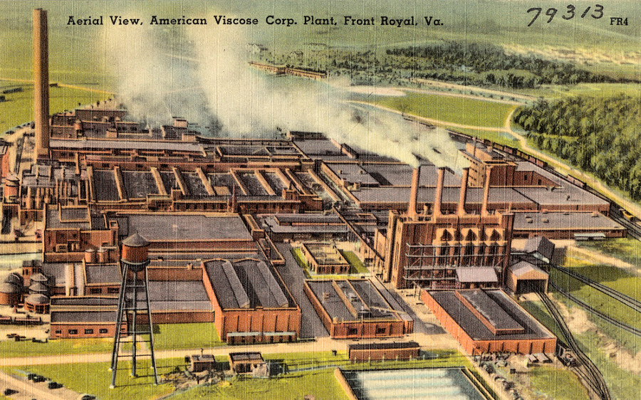 the American Viscose plant in Front Royal is a brownfield site that was cleaned up through the Superfund process