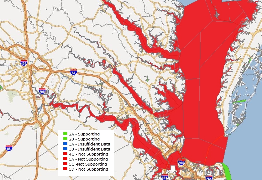 Impaired Waters in Tidewater Virginia