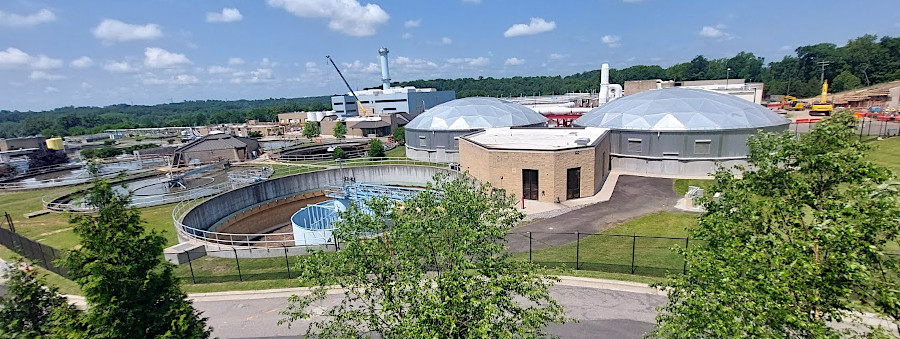 H. L. Mooney Advanced Water Reclamation Facility and its water quality testing lab in Prince William County