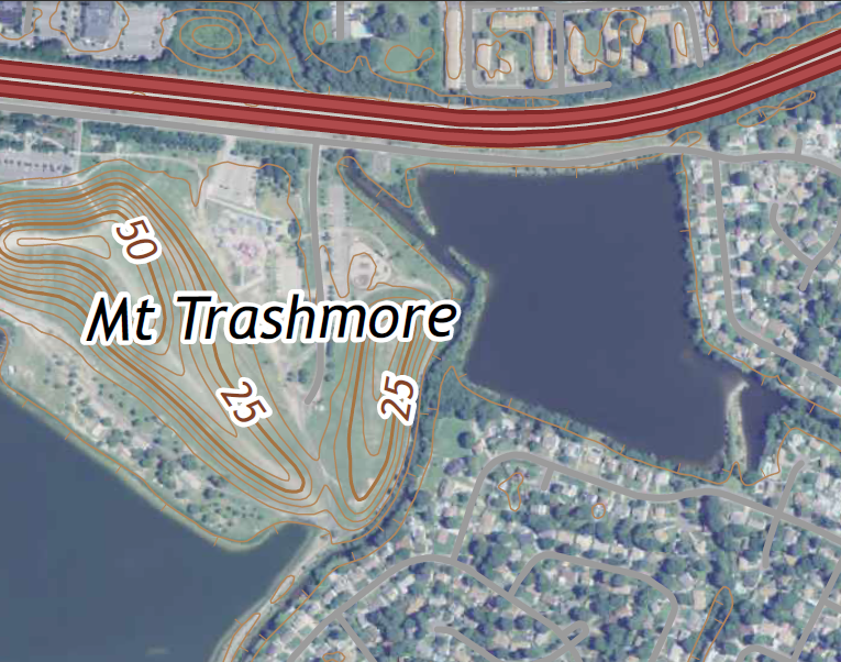 Mount Trashmore is the highest point in Virginia Beach, at over 60 feet tall