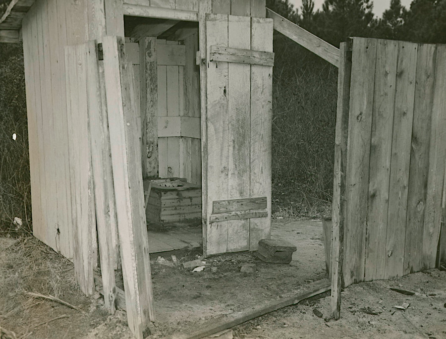 during Jim Crow segregation, restroom facilities at non-white schools were both separate and unequal
