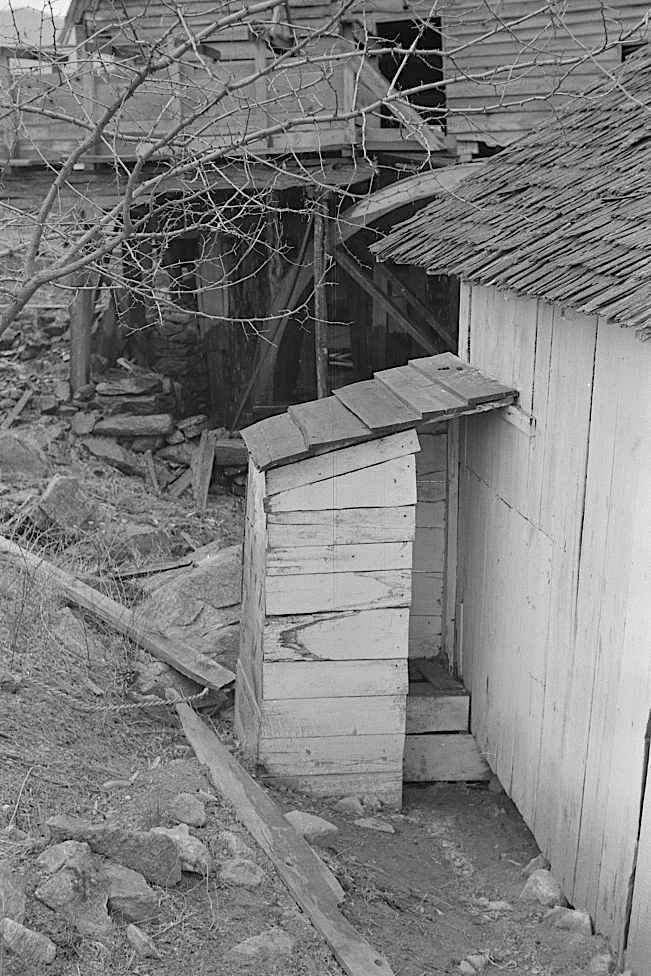 outdoor privies were necessaries, and rarely designed to be attractive places