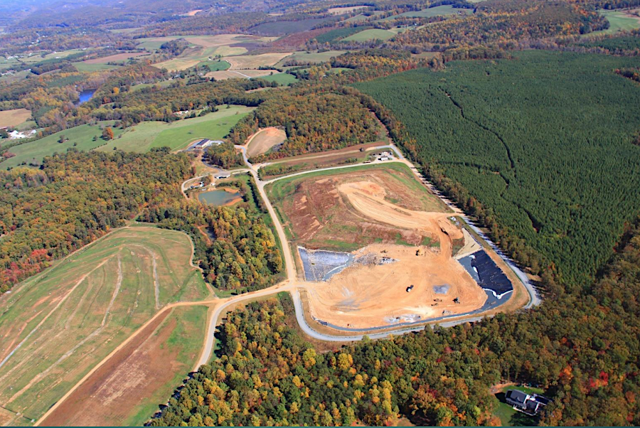 the Region 2000 Services Authority landfill in Campbell County is projected to accept waste until 2029
