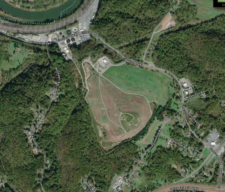 the Lynchburg landfill on Concord Turnpike closed in 2014 and serves now as the Concord Turnpike Convenience Center