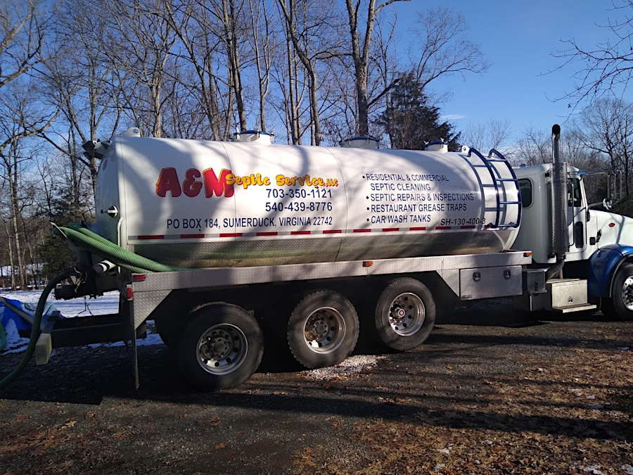 solids pumped from septic tanks are hauled away for treatment at large wastewater facilities