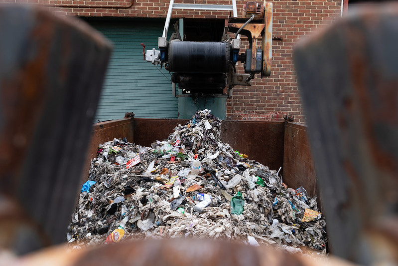 solid objects that flowed through the sewer pipes are screened out at the head gate before wastewater is treated
